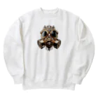 BABYLON  Channel　aiのダイヤモンドガスマスク Heavyweight Crew Neck Sweatshirt