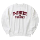 グラフィンのよそいきのTシャツ　エンジ Heavyweight Crew Neck Sweatshirt