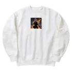 rn425の戦場の少女 Heavyweight Crew Neck Sweatshirt