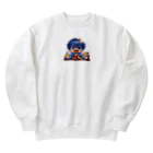 ちょいぽちゃシリーズ、旅行屋さんのちょいポチャ勇太くん　爆食いシリーズ Heavyweight Crew Neck Sweatshirt