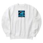 OTIRUBUTUBUTUの宇宙1決定戦 Heavyweight Crew Neck Sweatshirt