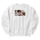 Bonmaru☆ぼんまるのいたいの飛んでいけ Heavyweight Crew Neck Sweatshirt