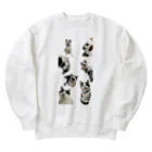 ネコノミコンみみかの実家の姫　レオン Heavyweight Crew Neck Sweatshirt