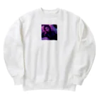 Cherry-oのネオンパンクなガール Heavyweight Crew Neck Sweatshirt