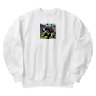 Panda Art Galleryのラグビーパンダ Heavyweight Crew Neck Sweatshirt