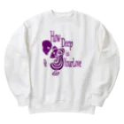 『NG （Niche・Gate）』ニッチゲート-- IN SUZURIのHow Deep Is Your Love(紫)  Heavyweight Crew Neck Sweatshirt