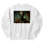 ジャパネットケフィアのリビングデッド 男 Heavyweight Crew Neck Sweatshirt