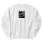 OTIRUBUTUBUTUのゴジラ？ Heavyweight Crew Neck Sweatshirt