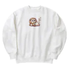 とっちーのアトリエのぐ～たらいおん - グッズコレクション Heavyweight Crew Neck Sweatshirt