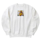 ドラゴンとわたしのドラ娘とドラゴン Heavyweight Crew Neck Sweatshirt