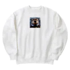 sallysanaの眼鏡フォーマルらっこ Heavyweight Crew Neck Sweatshirt