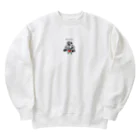 nopotechiの筋肉パグ（シリーズ2） Heavyweight Crew Neck Sweatshirt