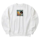 チャプチャプのポテトチップスが好き Heavyweight Crew Neck Sweatshirt