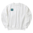 nijinosatoの青い海 Heavyweight Crew Neck Sweatshirt