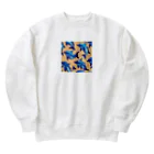 ハワイライフのイルカの群れ Heavyweight Crew Neck Sweatshirt