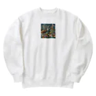 nico251の自然の中の平和な時間 Heavyweight Crew Neck Sweatshirt