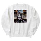 ２５GoodsShopのミキサー猫A Heavyweight Crew Neck Sweatshirt