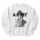 部屋とデニムとわたしのU.S.ARMYな聖徳太子さん Heavyweight Crew Neck Sweatshirt