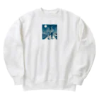 Towaの学校帰りに仲良く帰るカップル💕 Heavyweight Crew Neck Sweatshirt