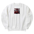 赤ペンギン@AIのトレインメロディ Heavyweight Crew Neck Sweatshirt