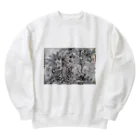 White-Holeのライトランゲージアート Heavyweight Crew Neck Sweatshirt