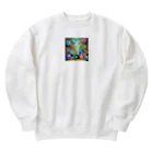 mi305090509_のほっこりまんまるちびモンスター Heavyweight Crew Neck Sweatshirt