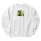 HAYANA.のかわいすぎる虎の赤ちゃん Heavyweight Crew Neck Sweatshirt