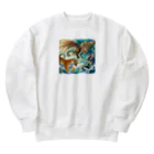 momonekokoの異世界の戦い Heavyweight Crew Neck Sweatshirt