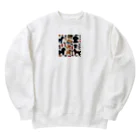 動物ショップのトイプードル Heavyweight Crew Neck Sweatshirt