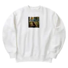 kokin0の横向きの犬 liting dog Heavyweight Crew Neck Sweatshirt