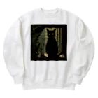 8890の黒猫 Heavyweight Crew Neck Sweatshirt