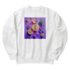 chan-takehaniの爽やかなレモンのひととき Heavyweight Crew Neck Sweatshirt