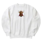 ROROAの無敵のヒーロー犬 Heavyweight Crew Neck Sweatshirt