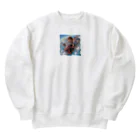 AQUAMETAVERSEのフライングバイク　Tomoe bb 2712 Heavyweight Crew Neck Sweatshirt