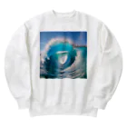 raimu-の癒しの波 Heavyweight Crew Neck Sweatshirt