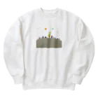 ゆきのアトリエの広い宇宙と男の子 Heavyweight Crew Neck Sweatshirt