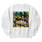 ぴよぴよショップの森の白雪姫 Heavyweight Crew Neck Sweatshirt