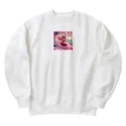 pinkgalmermaidのセクシーマーメイドサーフィン3 Heavyweight Crew Neck Sweatshirt