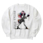 PALA's SHOP　cool、シュール、古風、和風、のGUITAR GIRLS1 Heavyweight Crew Neck Sweatshirt