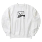 John Ho ArtのMeatie with Donut Heavyweight Crew Neck Sweatshirt