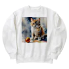 itikiのかわいいネコちゃん　 Heavyweight Crew Neck Sweatshirt