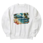 はちみつあめの常夏リゾート Heavyweight Crew Neck Sweatshirt