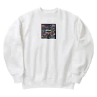 keyworks_shopの昭和レトロ80年代カセット Heavyweight Crew Neck Sweatshirt