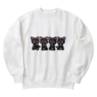 チェリモヤのねこコーラス 02 Heavyweight Crew Neck Sweatshirt