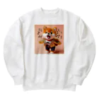 dcgnori／ワンコ画像の歌うワンコ、２ Heavyweight Crew Neck Sweatshirt