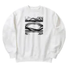 ZZRR12の波紋模様 Heavyweight Crew Neck Sweatshirt