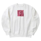 オンラインショップイエローリーフのピンクの花　桜　綺麗 Heavyweight Crew Neck Sweatshirt