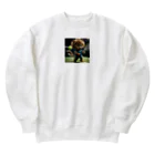 pinky55のテニスキャット Heavyweight Crew Neck Sweatshirt