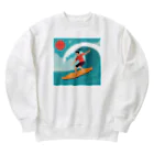 chan-takehaniのビッグウェーブに乗る Heavyweight Crew Neck Sweatshirt