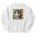 レトロのサバオくんの冒険 Heavyweight Crew Neck Sweatshirt